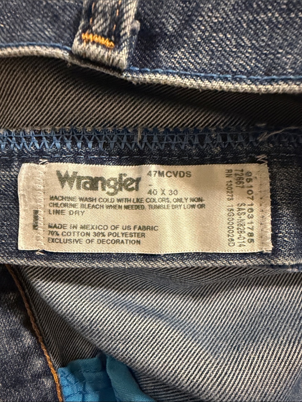 Wrangler Cool Vantage Premium Performance Cowboy Cut Jeans 40x30 - Picture 2 of 6
